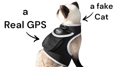 Dogs Cats Realtime Pocket Waterproof GPS Animal Tracking Tool Locator Size:M